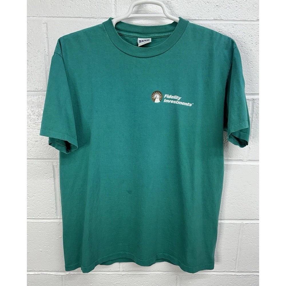 Vintage 90s CYRK Sport Fidelity Investments Shirt / Made In USA / Men's Large